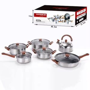 Juego De Ollas X12 (dr-72818-ec)